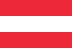 Флаг на футболен отбор домакин Австрия