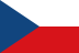 Флаг на футболен отбор домакин Чехия