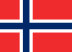 Флаг на футболен отбор домакин Норвегия