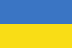 Флаг на футболен отбор домакин Украйна