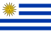 Флаг на футболен отбор гост Уругвай