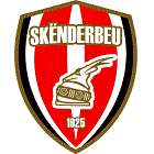 Флаг на футболен отбор гост Скендербеу Корча