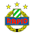 Флаг на футболен отбор домакин Рапид Виена