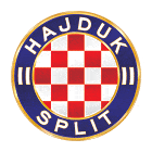 Флаг на футболен отбор домакин Хайдук Сплит