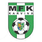 Флаг на футболен отбор домакин Карвина