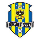 Флаг на футболен отбор гост Опава