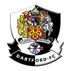 Флаг на футболен отбор домакин Дартфорд