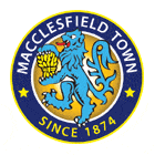 Флаг на футболен отбор домакин Макълсфийлд Таун