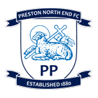 Флаг на футболен отбор домакин Престън