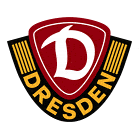 Флаг на футболен отбор домакин Динамо Дрезден