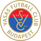 Флаг на футболен отбор домакин Вашаш Будапеща