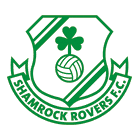 Флаг на футболен отбор домакин Шамрок Роувърс