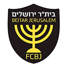 Флаг на футболен отбор домакин Бейтар Йерусалим