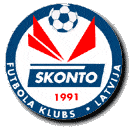 Флаг на футболен отбор гост Сконто Рига