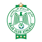 Флаг на футболен отбор домакин Раджа Казабланка