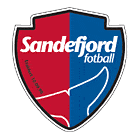 Флаг на футболен отбор домакин Сандефьорд