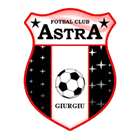 Флаг на футболен отбор домакин Астра Гюргево