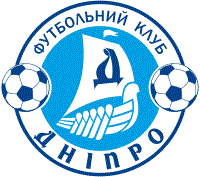 Флаг на футболен отбор домакин Днипро Днепропетровск