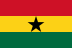 Флаг на футболен отбор домакин Гана
