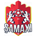 Флаг на футболен отбор домакин Шамахи