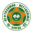 Флаг на футболен отбор домакин Нефтохимик Бургас
