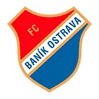 Флаг на футболен отбор домакин Баник Острава