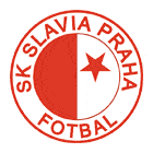 Флаг на футболен отбор домакин Славия Прага