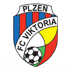 Флаг на футболен отбор домакин Виктория Пилзен