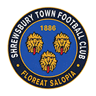Флаг на футболен отбор домакин Шросбъри Таун