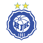 Флаг на футболен отбор домакин ХИК Хелзинки