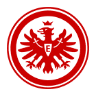 Флаг на футболен отбор домакин Айнтрахт Франкфурт