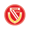 Флаг на футболен отбор домакин Енерги Котбус