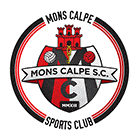 Флаг на футболен отбор домакин Монс Калпе
