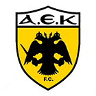 Флаг на футболен отбор домакин АЕК Атина