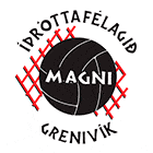 Флаг на футболен отбор домакин Магни Гренивик