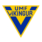 Флаг на футболен отбор домакин Викингур Олафсвик