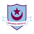 Флаг на футболен отбор домакин Дрогеда Юнайтед