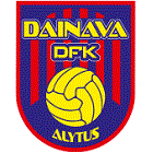 Флаг на футболен отбор гост Дайнава Алитус