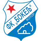 Флаг на футболен отбор домакин Бокели Котор