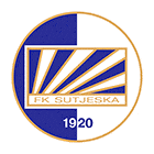 Флаг на футболен отбор домакин Сутиеска Никшич