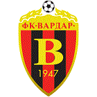 Флаг на футболен отбор домакин Вардар Скопие