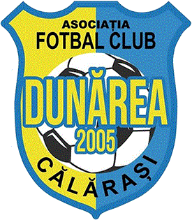 Флаг на футболен отбор домакин Дунареа Кълъраш