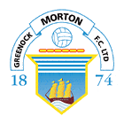 Флаг на футболен отбор домакин Грийнок Мортън