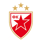 Флаг на футболен отбор домакин Цървена Звезда Белград