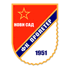 Флаг на футболен отбор гост Пролетер Нови Сад