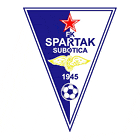 Флаг на футболен отбор домакин Спартак Суботица