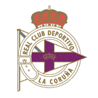 Флаг на футболен отбор домакин Депортиво Ла Коруня
