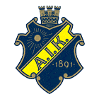 Флаг на футболен отбор домакин АИК Стокхолм