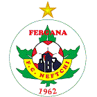 Флаг на футболен отбор гост Нефтчи Фергана